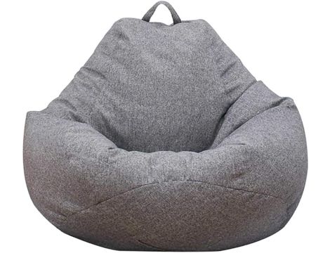 Duże pokrowiec na siedzisko gruszki (XL jasnoszary) - 2