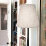 SOLUSTRE Materiałowy klosz lampy stołowej z lnu - 5