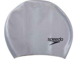 Czepek Speedo Silicone Long Hair Swim Cap Silver - image 2