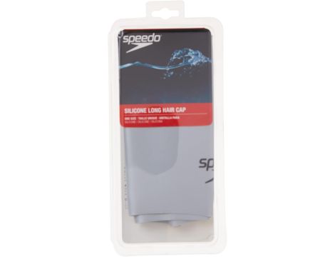 Czepek Speedo Silicone Long Hair Swim Cap Silver - 3