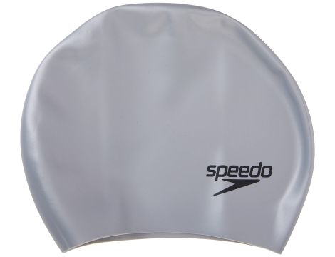 Czepek Speedo Silicone Long Hair Swim Cap Silver