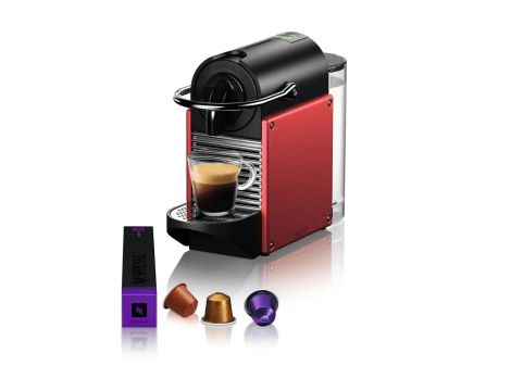 Ekspres kapsułkowy De'Longhi Nespresso 19 bar czerwony
