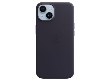 Plecki Apple do Apple iPhone 14 Leather Case czarny
