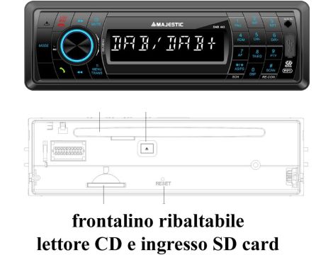 Radio samochodowe New Majestic radio 1-DIN - 5