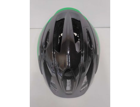 ALPINA Unisex - Dzieci PICO Kask rowerowy czarno-zielony połysk 50-55 cm - 2