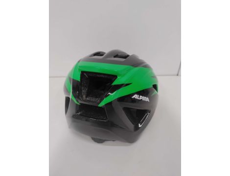 ALPINA Unisex - Dzieci PICO Kask rowerowy czarno-zielony połysk 50-55 cm - 3