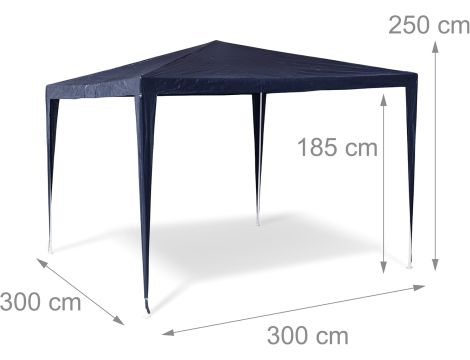 Altana Relaxdays tworzywo sztuczne 300 x 300 x 250cm - 3