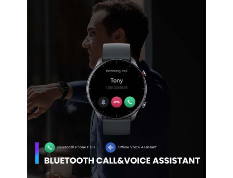 Amazfit Smartwatch GTR 2 Inteligentny Zegarek, Połączenie Bluetooth, Czarny - 6