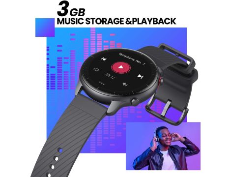 Amazfit Smartwatch GTR 2 Inteligentny Zegarek, Połączenie Bluetooth, Czarny - 6