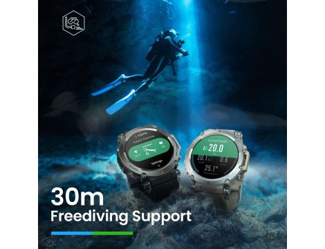 Amazfit Uniseks T-Rex Ultra Smartwatch Czarny 139 - 6