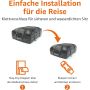 Amazon Basics - Torba na bagażnik dachowy, czarna, 425 l - 5