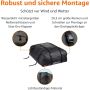 Amazon Basics - Torba na bagażnik dachowy, czarna, 425 l - 4