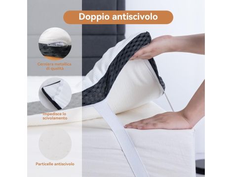 Amazon Basics - Wygodna nakładka na materac 4 cm  90 x 190 cm - 5