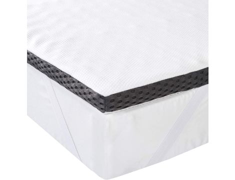 Amazon Basics - Wygodna nakładka na materac 4 cm  90 x 190 cm
