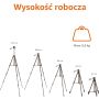 Amazon Basics Lekki trójnożny statyw do aparatu z torbą 41,91x127 cmx127 cm - 9
