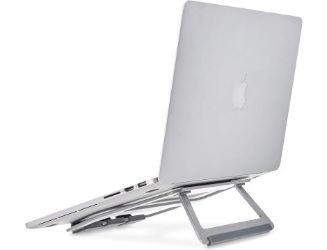 Amazon Basics Składany stojak aluminiowy do laptopów do 38 cm 15 " srebrny - 2