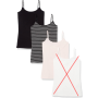 Amazon Essentials Koszulka Cami Kobiety  (4 w zestawie) XL - 3
