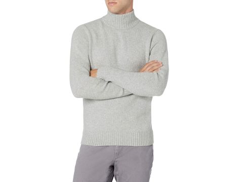 Amazon Essentials Sweter Mężczyźni  L jasnoszary - 3