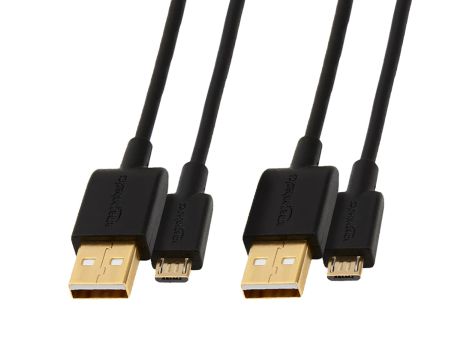 AmazonBasics 7WXKV4 kabel USB 1,8 m 2.0 USB A Micro-USB B Czarny