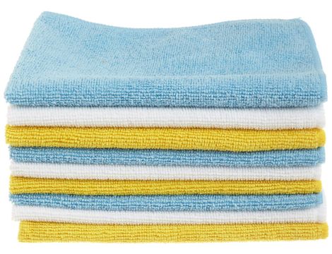 Amazonbasics CW190423 Ściereczki do Czyszczenia z Mikrofibry, Wielobarwny
