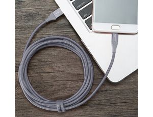 AmazonBasics L6LU2028-CS-R kabel USB 3 m 2.0 USB A Micro-USB B Szary - image 2