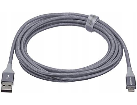 AmazonBasics L6LU2028-CS-R kabel USB 3 m 2.0 USB A Micro-USB B Szary - 3