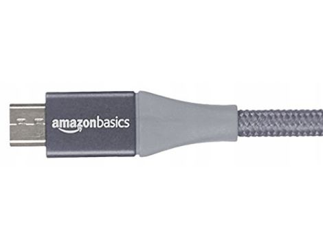 AmazonBasics L6LU2028-CS-R kabel USB 3 m 2.0 USB A Micro-USB B Szary - 6