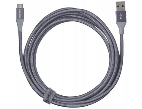 AmazonBasics L6LU2028-CS-R kabel USB 3 m 2.0 USB A Micro-USB B Szary - 7