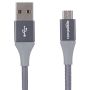 AmazonBasics L6LU2028-CS-R kabel USB 3 m 2.0 USB A Micro-USB B Szary - 2