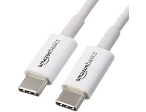 AmazonBasics L6LUC026-CS-R kabel USB 1,8 m USB C Męska Biały 23A312