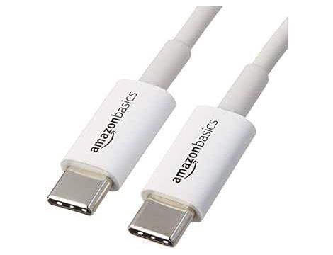 AmazonBasics L6LUC026-CS-R kabel USB 1,8 m USB C Męska Biały 23A312
