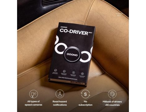 ANTYRADAR OOONO ALARM DROGOWY CZARNY 1 SZT - 2