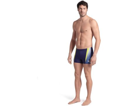 ARENA kąpielówki Mężczyźni M Threefold Short R 54 Granatowo-szaro-niebieski - 4