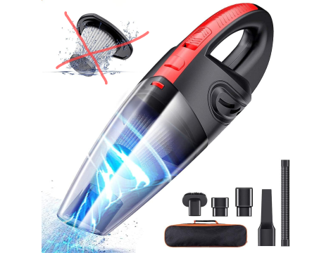 Audewdirect Odkurzacz ręczny akumulatorowy ręczny 120 W 2200 mAh - 5