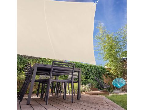 RELAXDAYS ŻAGIEL PRZECIWSŁONECZNY BEŻOWY 3x3 M 124093 - 4