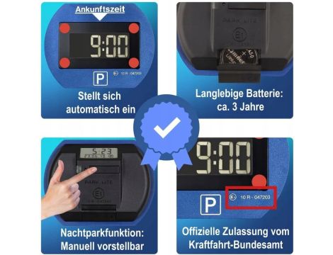 Automatyczna tarcza parkingowa Needit 1411 - 3