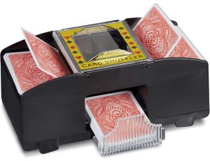 AUTOMATYCZNA TASOWARKA DO KART ZESTAW DO POKERA UNO RELAXDAYS - image 2