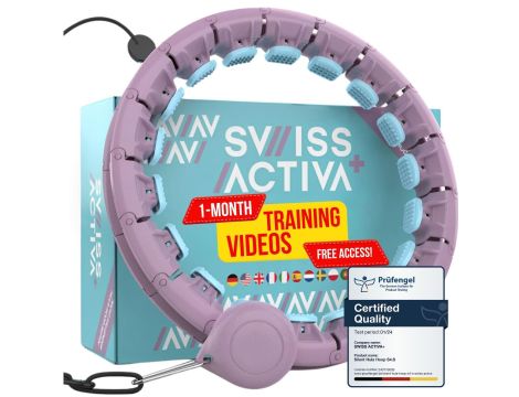 B54/1 Hula hop z wypustkami Etercycle 112 cm czarny