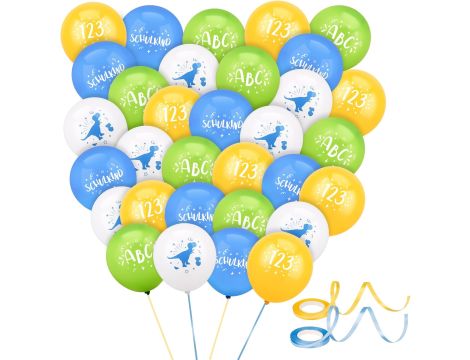 Balon wielokolorowy klasyczny 33szt - 2