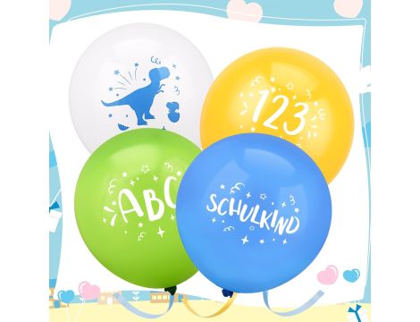 Balon wielokolorowy klasyczny 33szt - 3