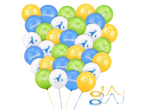 Balon wielokolorowy klasyczny 33szt