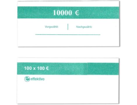 Banderole na banknoty 100 euro (100 x 100 euro) 1000 sztuk, 10374 - 3