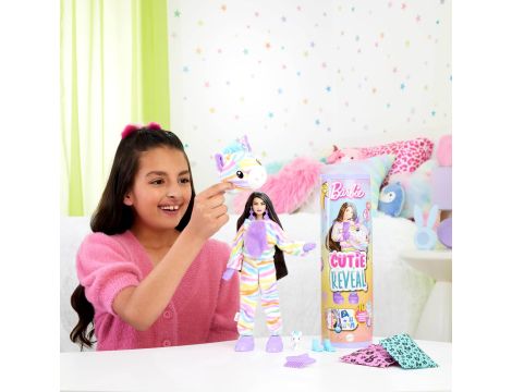 Barbie Cutie Reveal Lalka Zebra Seria Kolorowe marzenia HRK39 - 5