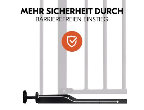 Barierka na drzwi Hauck rozporowa czerń - 4