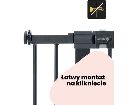 Barierka na drzwi, schody Safety 1ST rozszerzenia czerń - 5