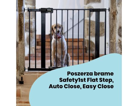 Barierka na drzwi, schody Safety 1ST rozszerzenia czerń - 3