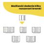 Barierka na drzwi, schody Safety 1ST rozszerzenia czerń - 7