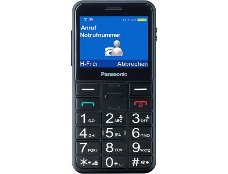 Telefon komórkowy Panasonic KX-TU155 512 MB / 0 KB 2G czarny - 3