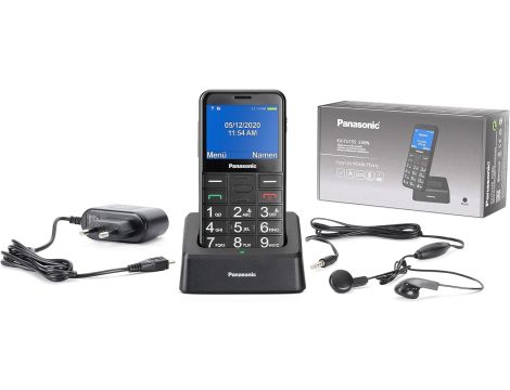 Telefon komórkowy Panasonic KX-TU155 512 MB / 0 KB 2G czarny - 6