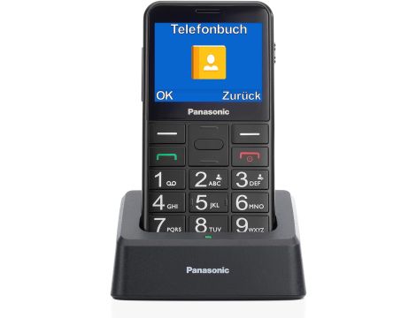 Telefon komórkowy Panasonic KX-TU155 512 MB / 0 KB 2G czarny - 2